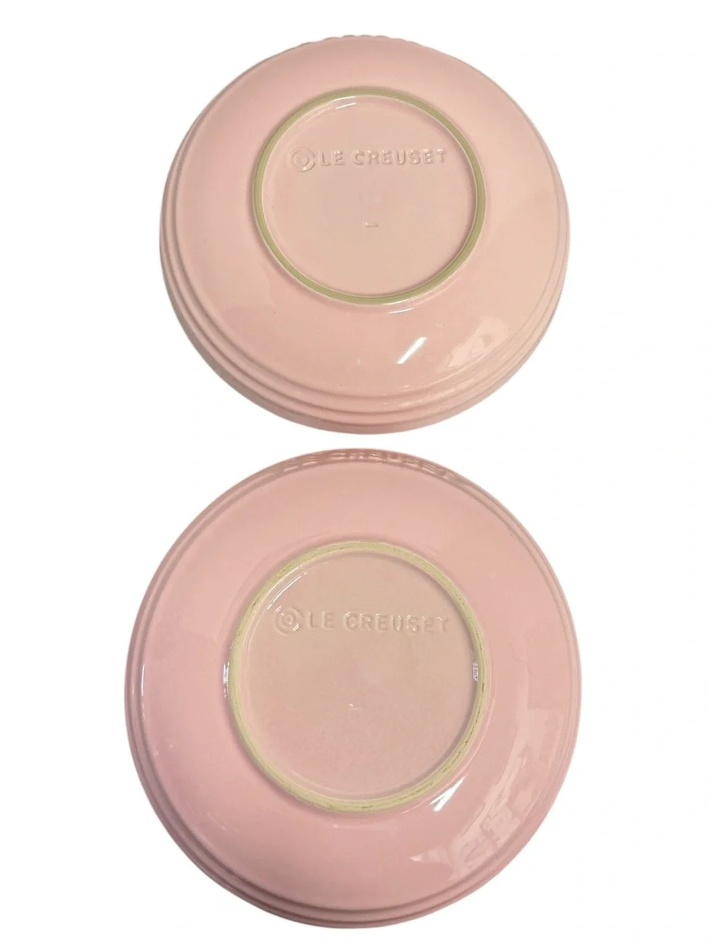 Le Creuset Pink Stoneware Pasta Bowls - Set of 2